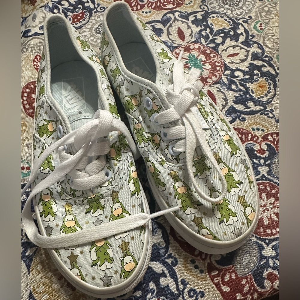 Kids' Christmas Tree Patterned vans